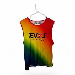 EVOl Chicago Rainbow Sleeveless Tank - Size L (Limited Edition, Sold Out)